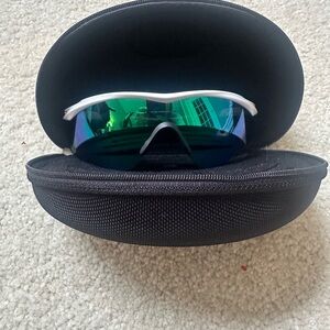 Oakley Sunglasses with Blue and White Frame